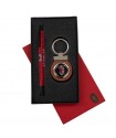 MILAN SET PENNA E PORTACHIAVI LOGO