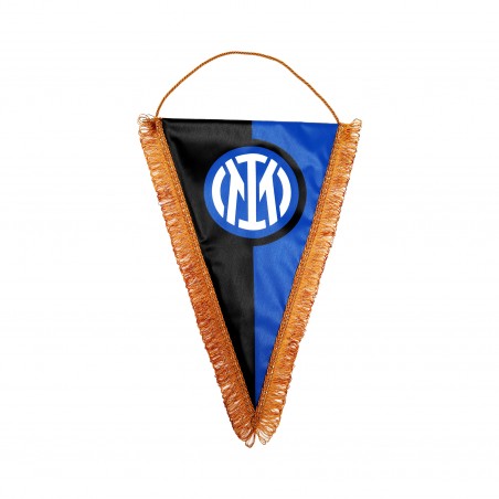 INTER GAGLIARDETTO TRIANGOLARE MEDIO 20X28 CM LOGO UFFICIALE