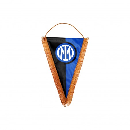 INTER GAGLIARDETTO TRIANGOLARE PICCOLO 14X17 CM LOGO UFFICIALE