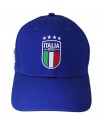 ITALIA APPELLINO IN COTONE BLU RICAMATO MODELLO BASEBALL CON VISIERA CURVA