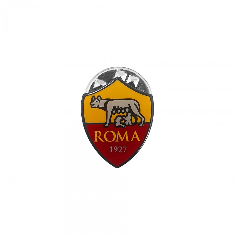 ROMA DISTINTIVO IN METALLO SMALTATO LOGO UFFICIALE