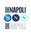 NAPOLI STICKERS ASSORTITI SCRITTE E LOGHI SSC NAPOLI