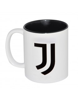 JUVENTUS MUG IN CERAMICA DA COLLEZIONE INTERNO NERO LOGO UFFICIALE