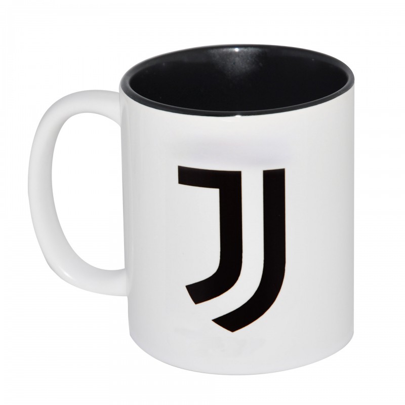 JUVENTUS MUG IN CERAMICA DA COLLEZIONE INTERNO NERO LOGO UFFICIALE