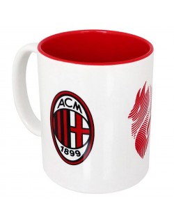 MILAN MUG IN CERAMICA INTERNO ROSSO ACM