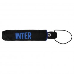 INTER OMBRELLO TASCABILE NERO-BLU